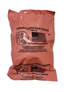 Humanitarian Daily Rations - Vegan MRE - 1 Pouch