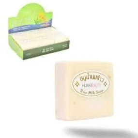 Huxia Beauty Rice Milk Soap Oil-Free Face and Body Soap