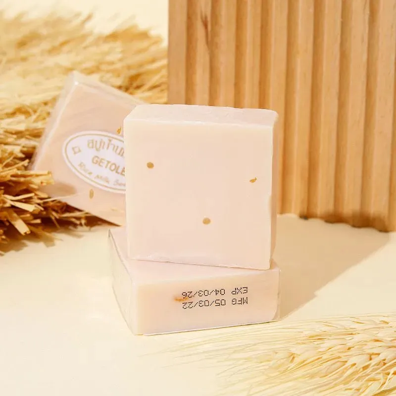 Huxia Beauty Rice Milk Soap Oil-Free Face and Body Soap