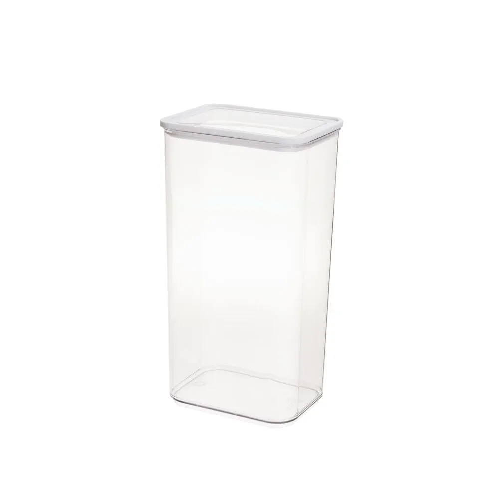 iDesign Recycled Clear Stackable Kitchen Airtight Storage Canister