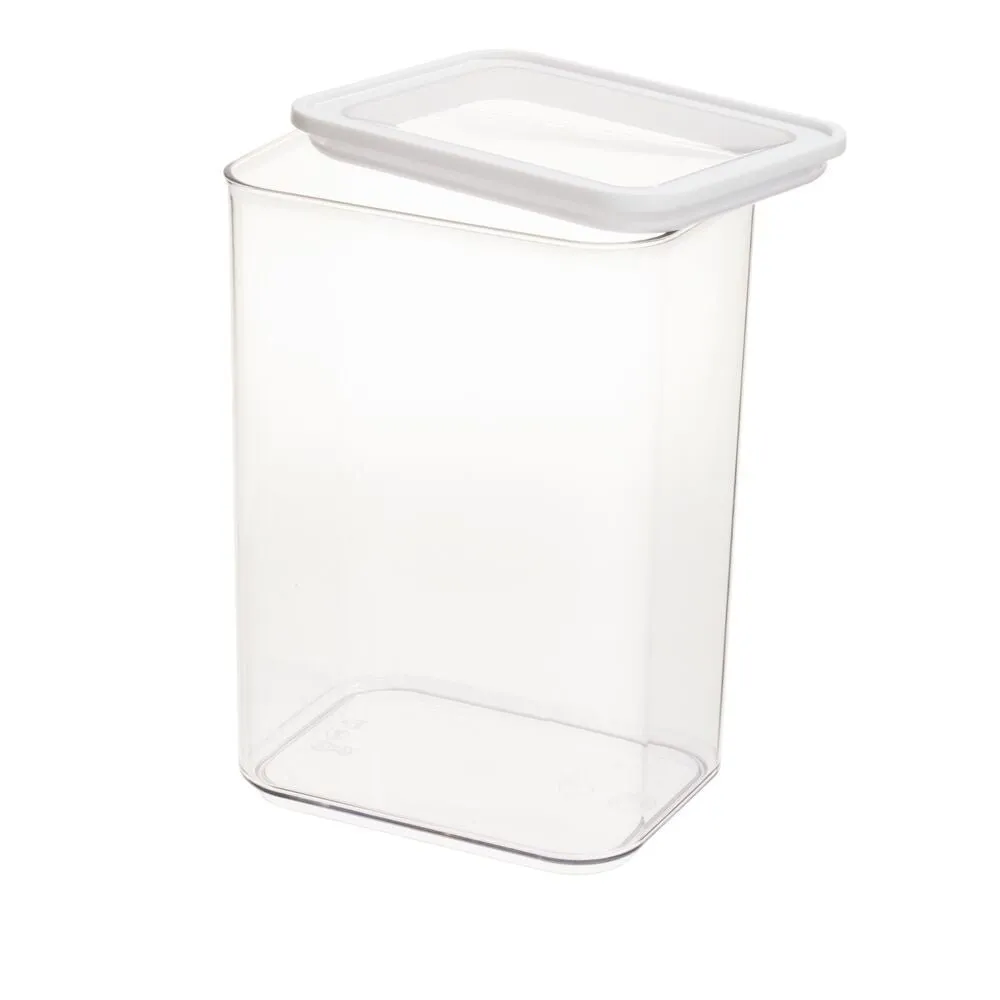 iDesign Recycled Clear Stackable Kitchen Airtight Storage Canister