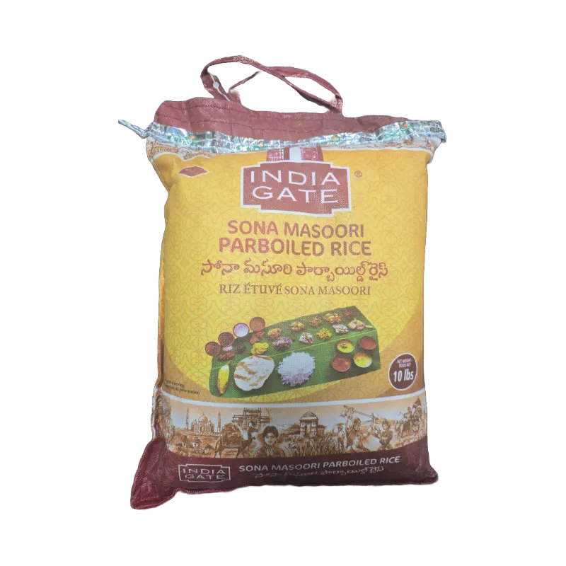 India Gate Sona Masoori Parboiled Rice - 10LB