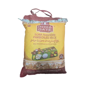 India Gate Sona Masoori Parboiled Rice - 10LB