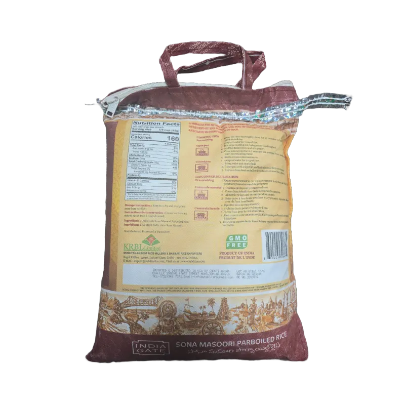 India Gate Sona Masoori Parboiled Rice - 10LB