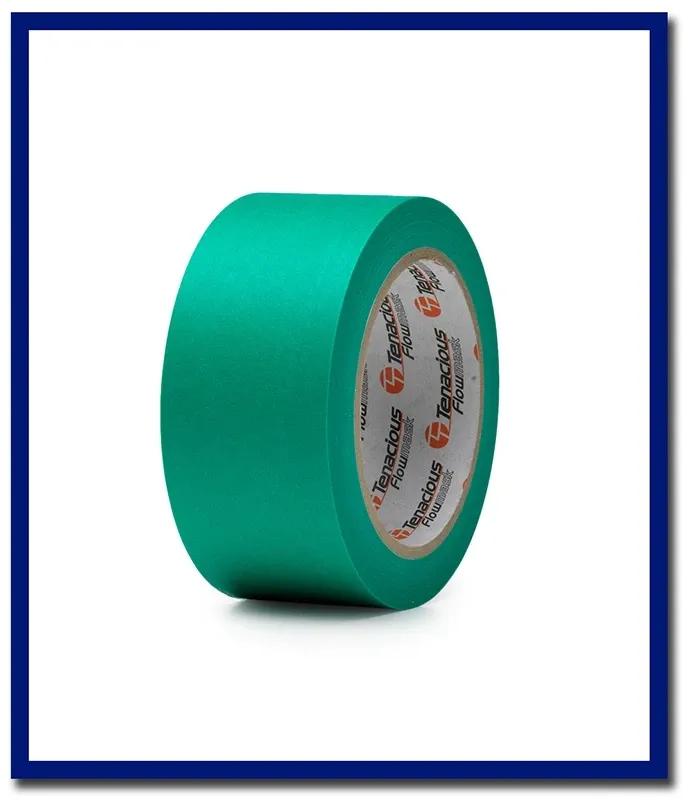 K740 Flowmask Premium Delicate Ultra Low Tack Paper Tape Green - 1 Roll