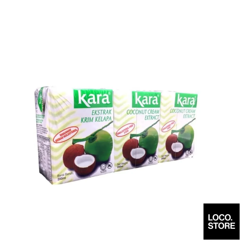 Kara Coconut Cream 200ml X 3