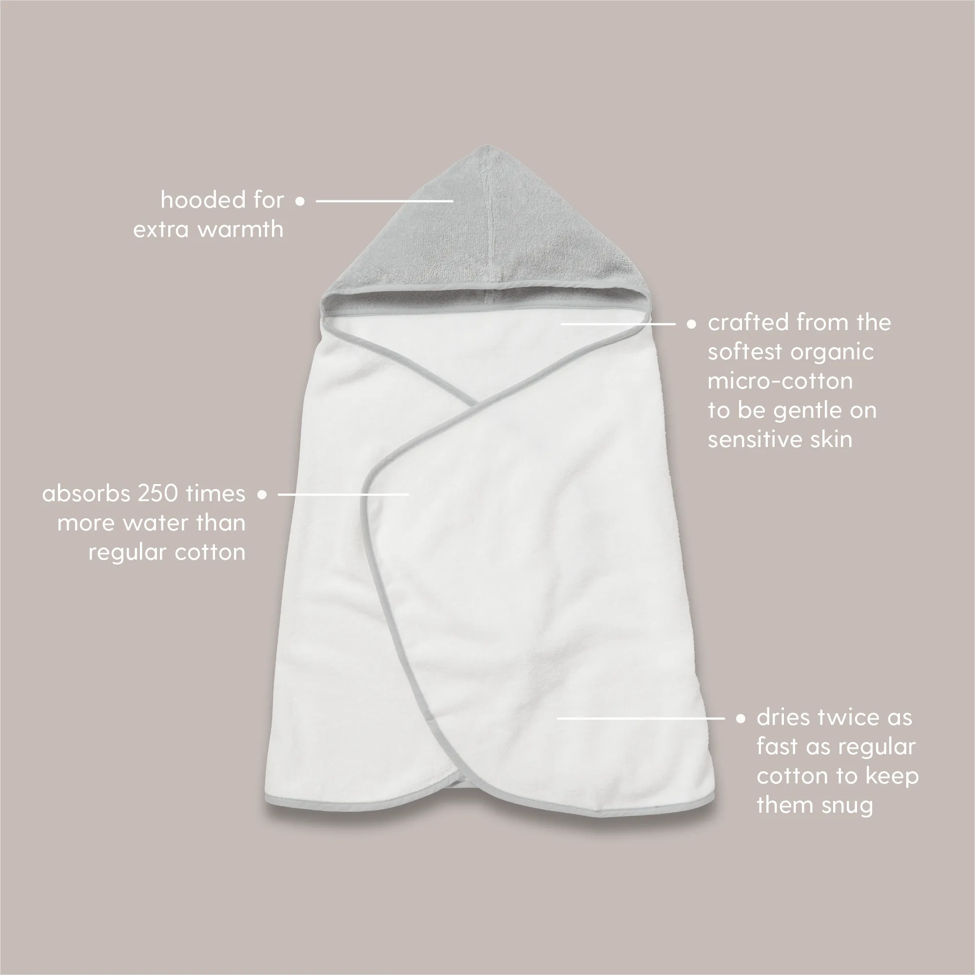 Kids Hooded Bath Towel