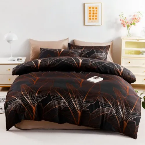 King size 6 pieces Bedding Set without filler, Ombre Print