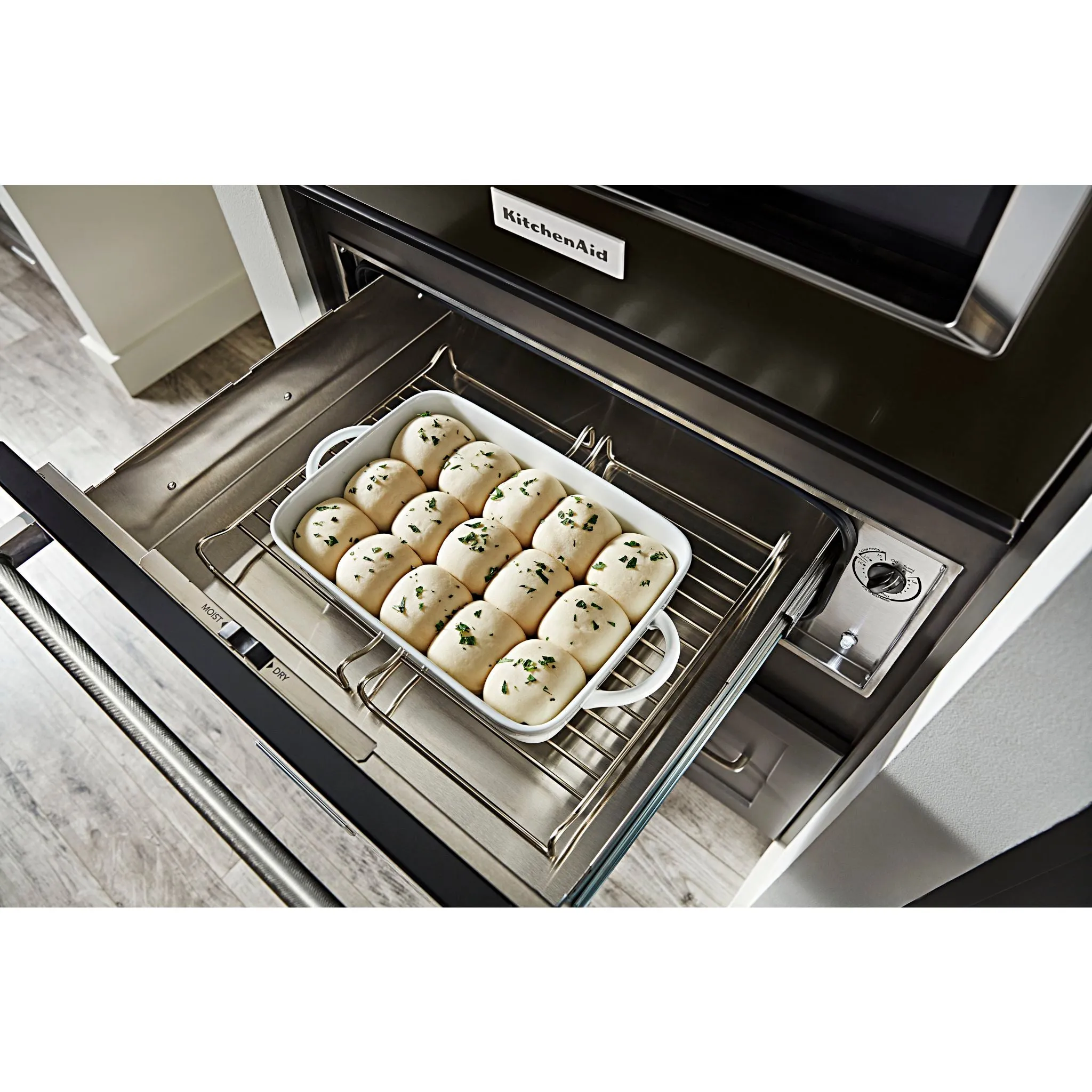 KitchenAid  30'' Slow Cook Warming Drawer with PrintShield Finish (KOWT100EBS)