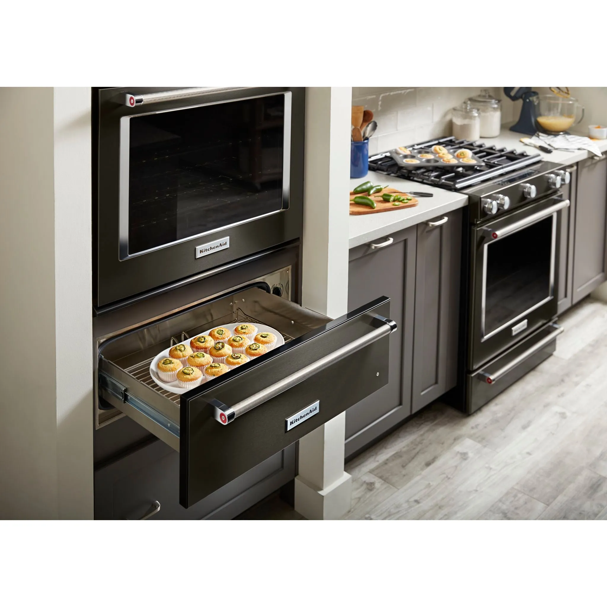 KitchenAid  30'' Slow Cook Warming Drawer with PrintShield Finish (KOWT100EBS)