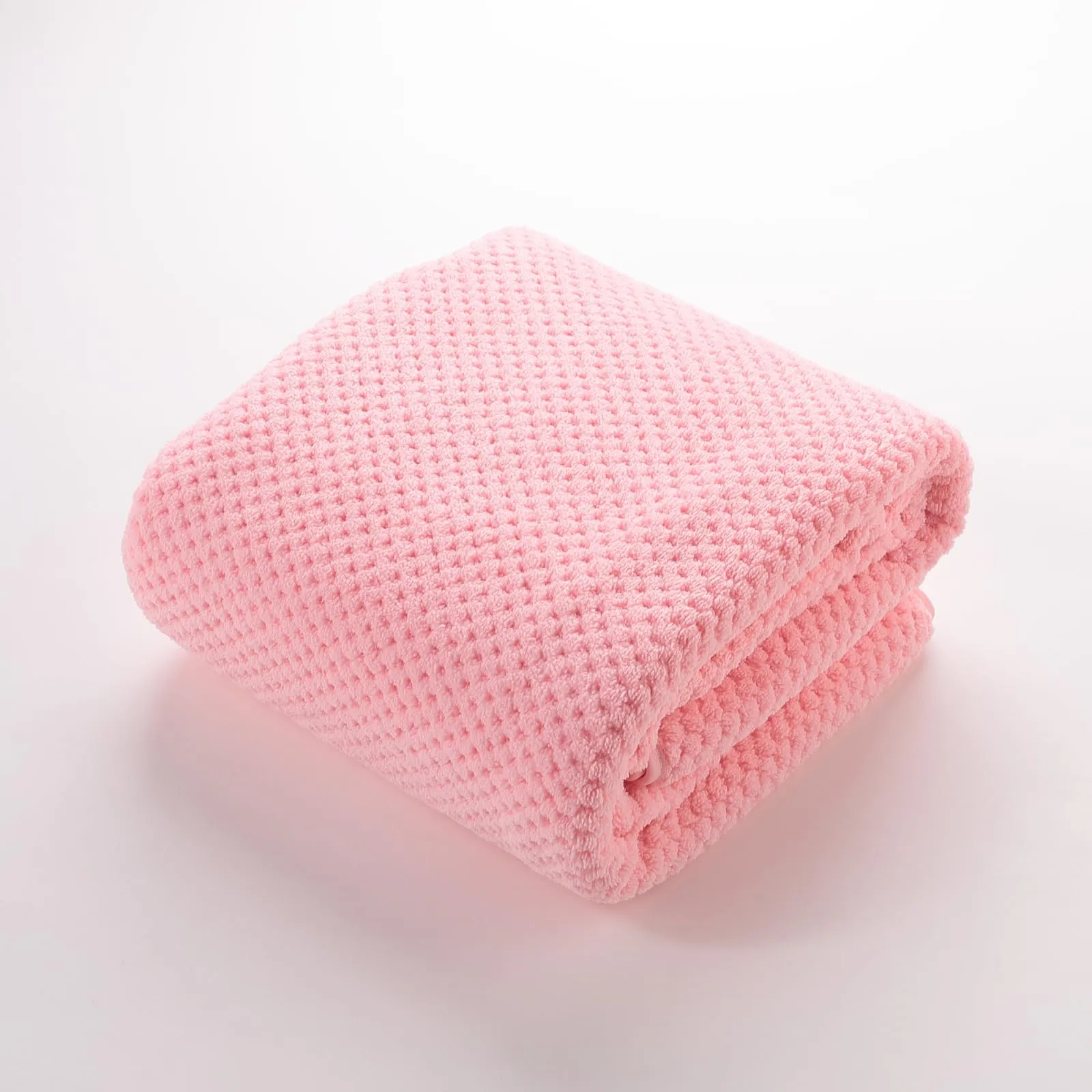 Kuber Industries Bath Towel for Men, Women|280 GSM|Extra Soft & Fade Resistant|Polyester Towels for Bath|Bathing Towel, Bath Sheet (Pink)