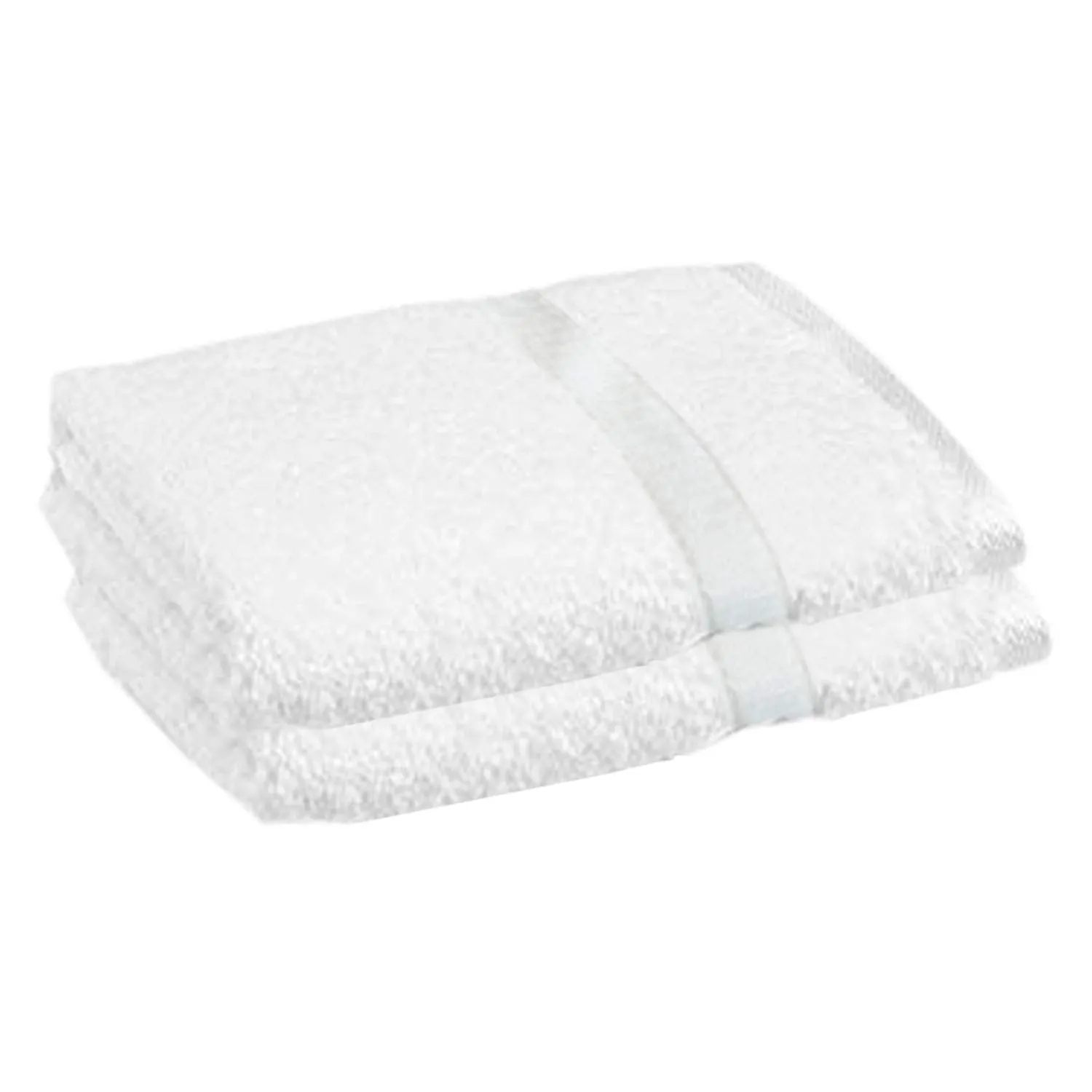 Kuber Industries Cotton 400 GSM 2 Pieces Full Size Bath Towel Set 60x30 (White) -CTKTC8624