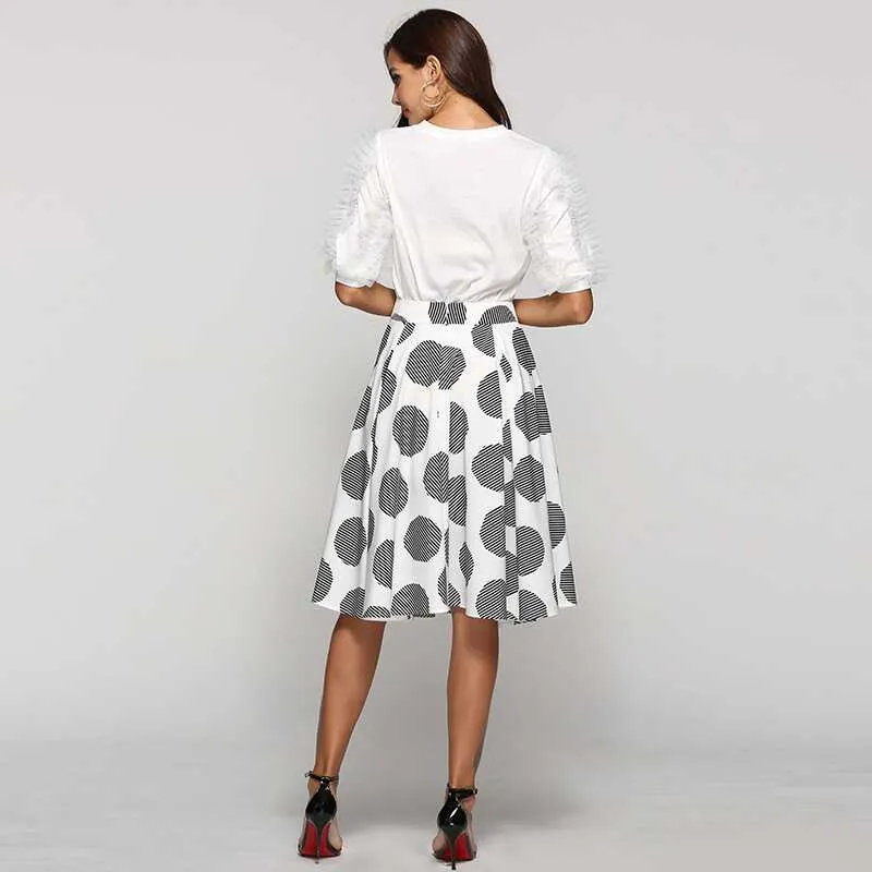 Large Dot Round Skirt