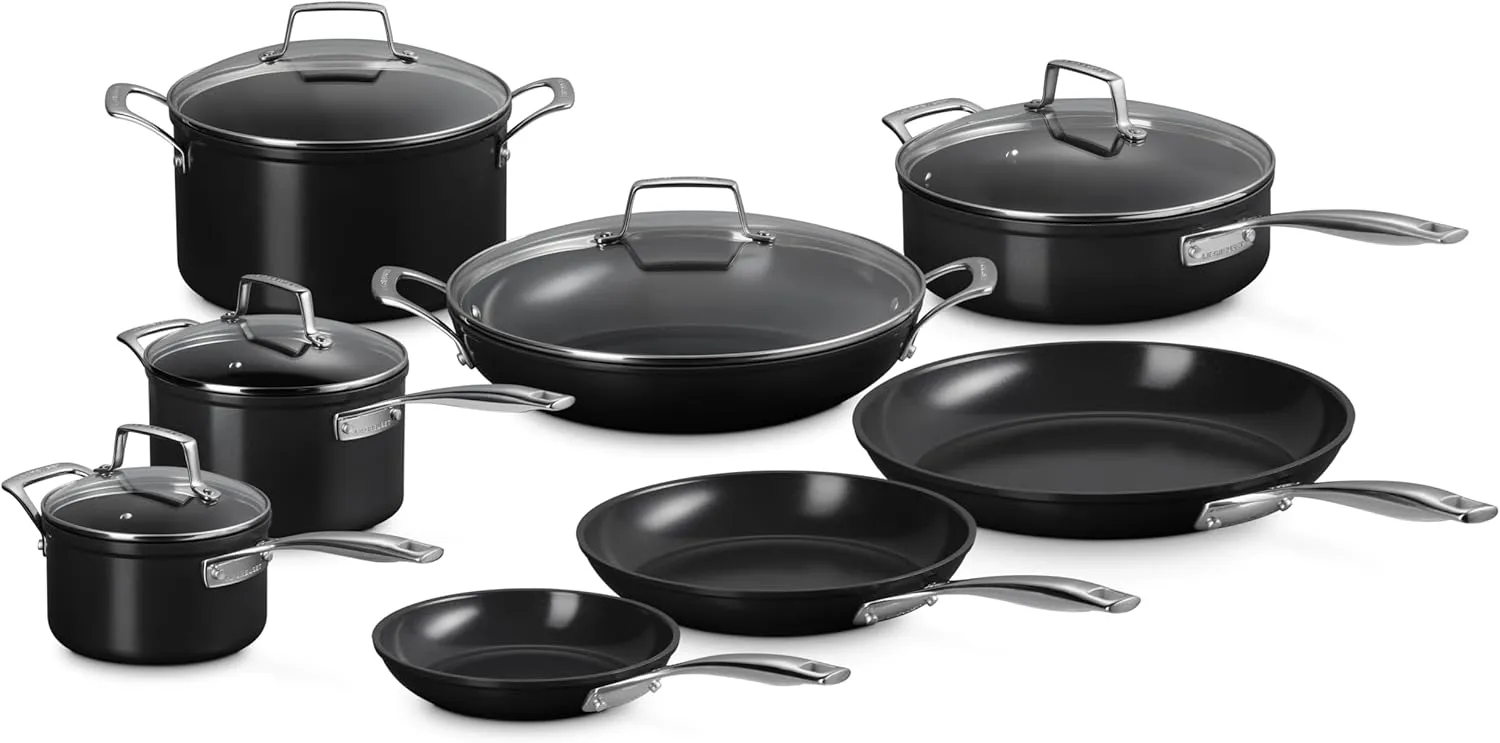 Le Creuset 13-Piece Essential Non-Stick Ceramic Cookware Set