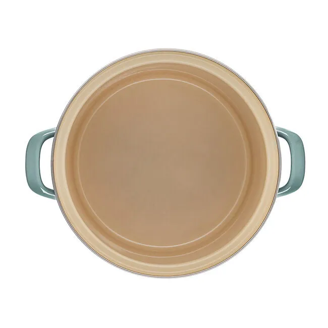 Le Creuset Enamel on Steel Stockpot, 8-Quart, Sea Salt