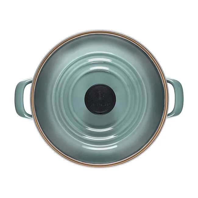 Le Creuset Enamel on Steel Stockpot, 8-Quart, Sea Salt