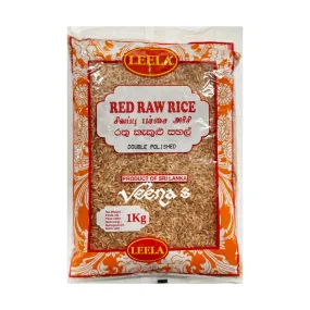 Leela Red Raw Rice (Double Polished) 1kg