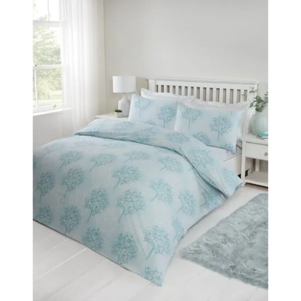 Lewis's Arbe Duvet Set - Duck Egg