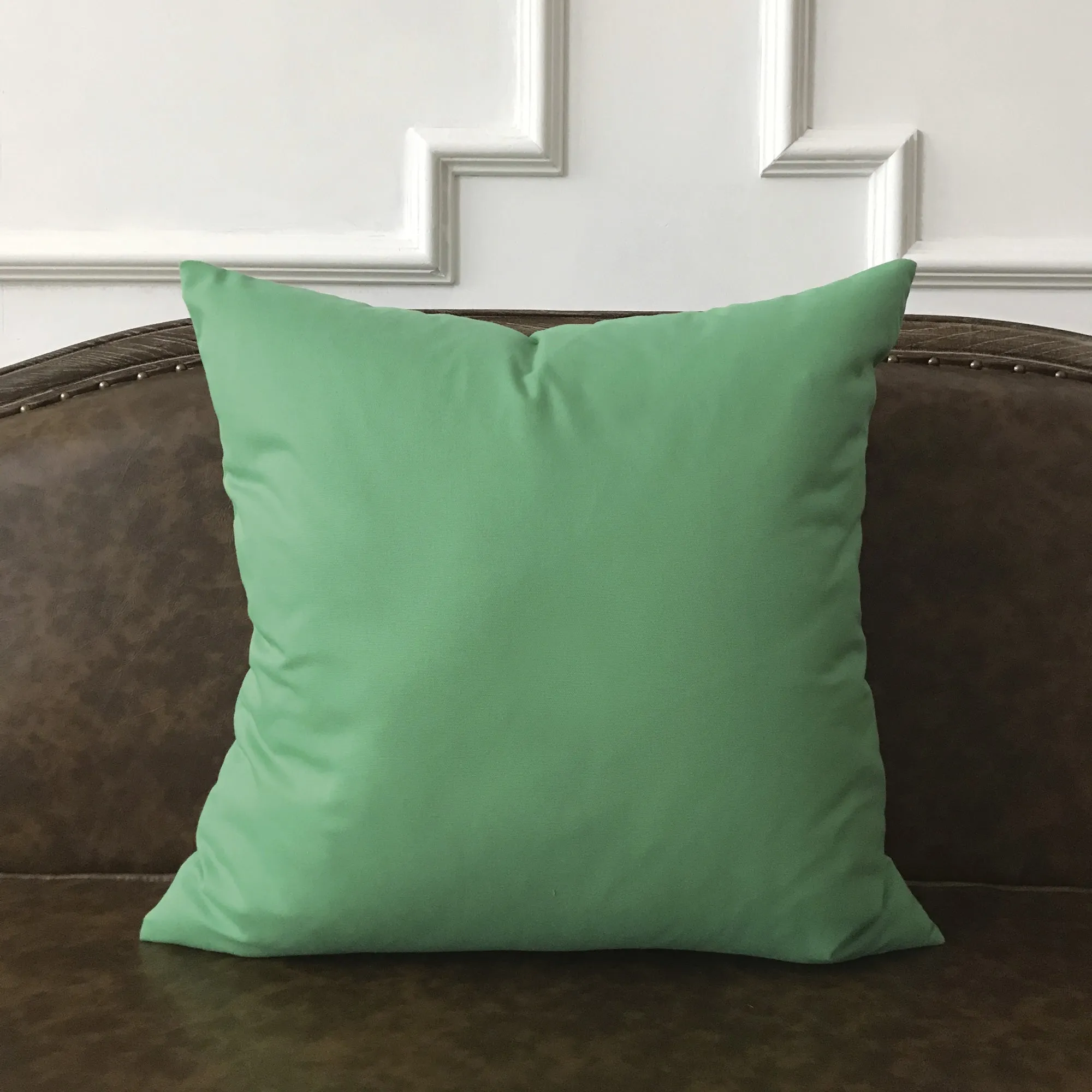 Lime Green Solid Lumbar Pillow Cover 15x26