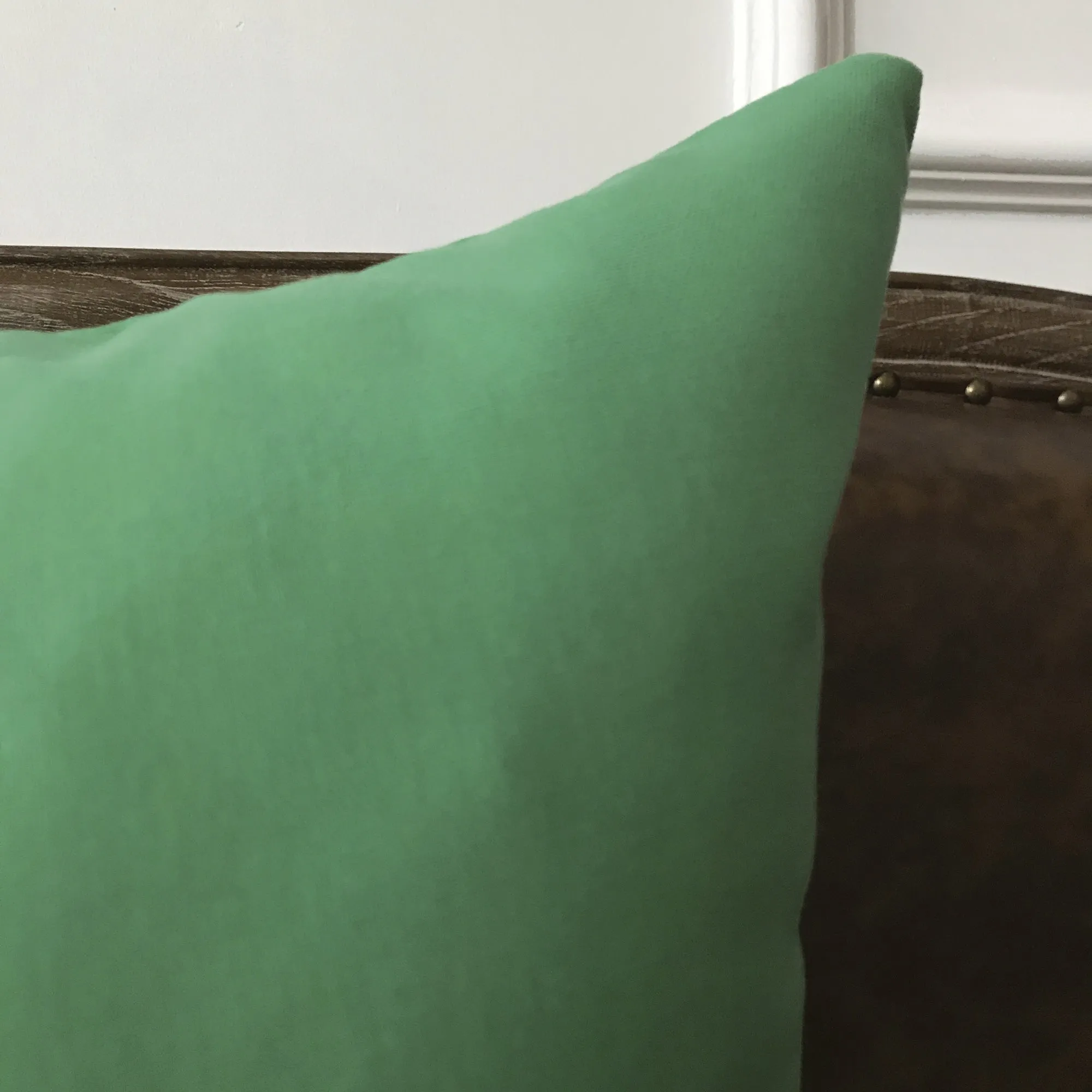 Lime Green Solid Lumbar Pillow Cover 15x26