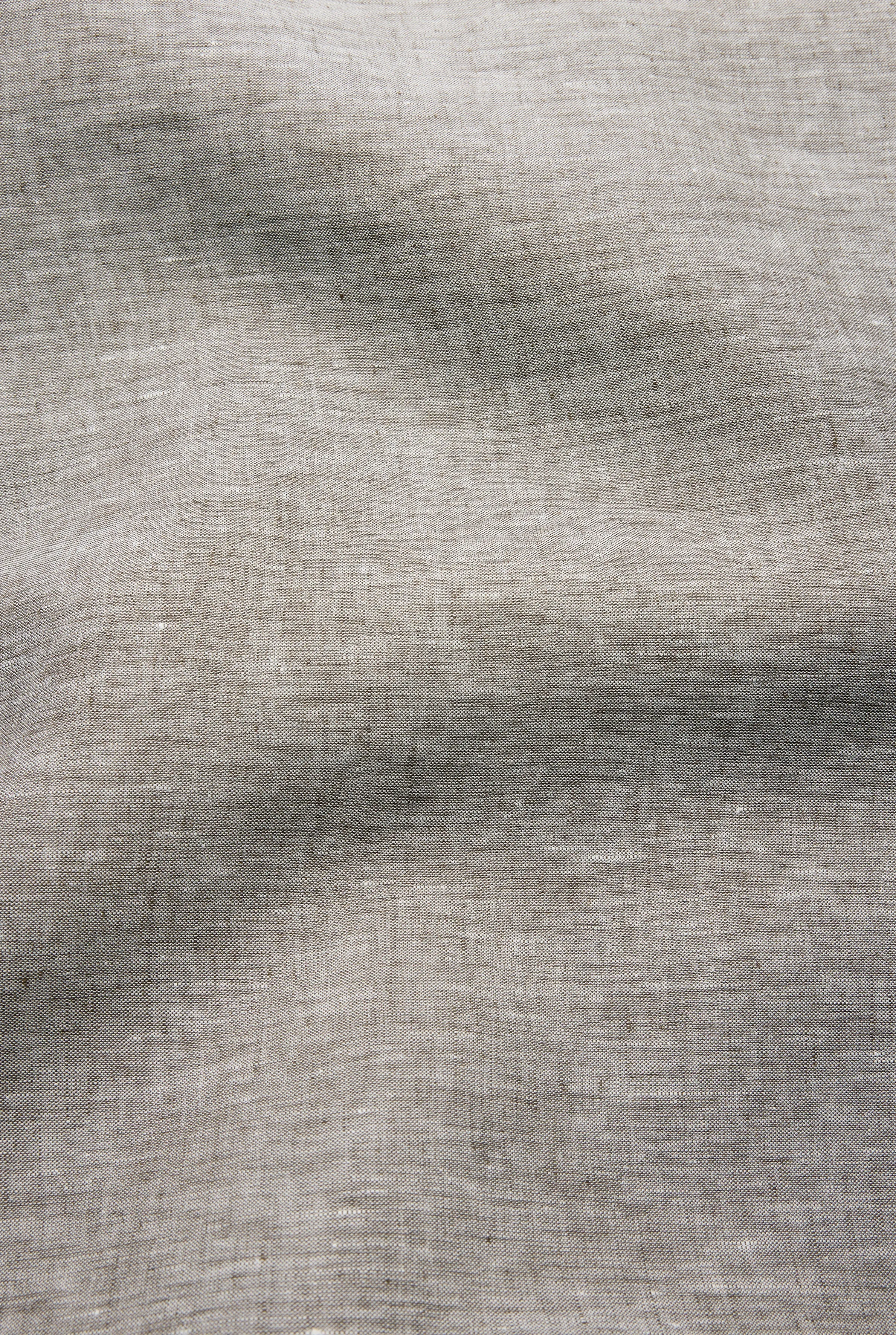 Linen Bedding "Light Melange" in Ash Grey Color