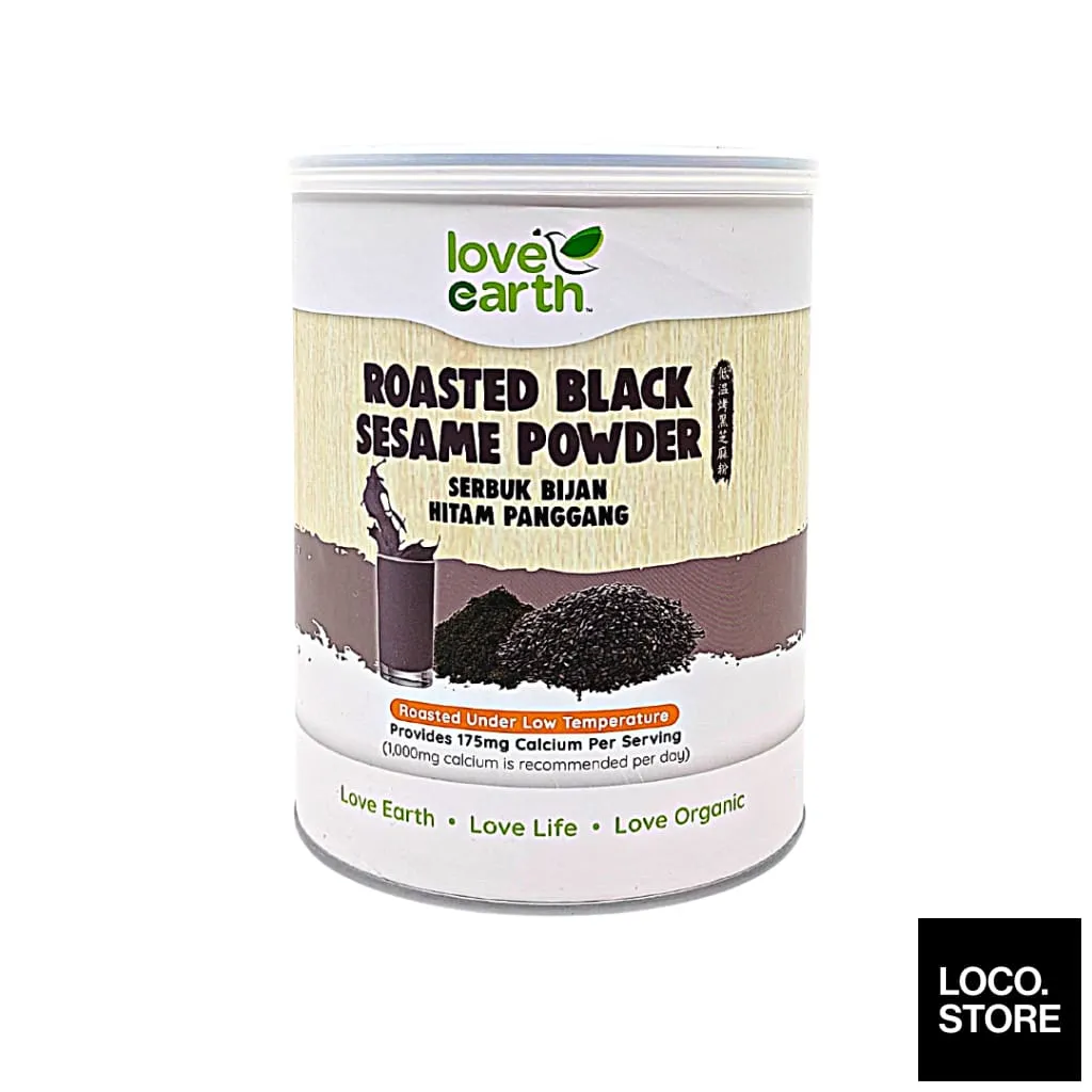 Love Earth 100% Roasted Black Sesame Powder 350g