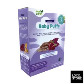 Love Earth Organic Baby Puffs Sprouted Brown Rice Beetroot & Sweet Potato 40g