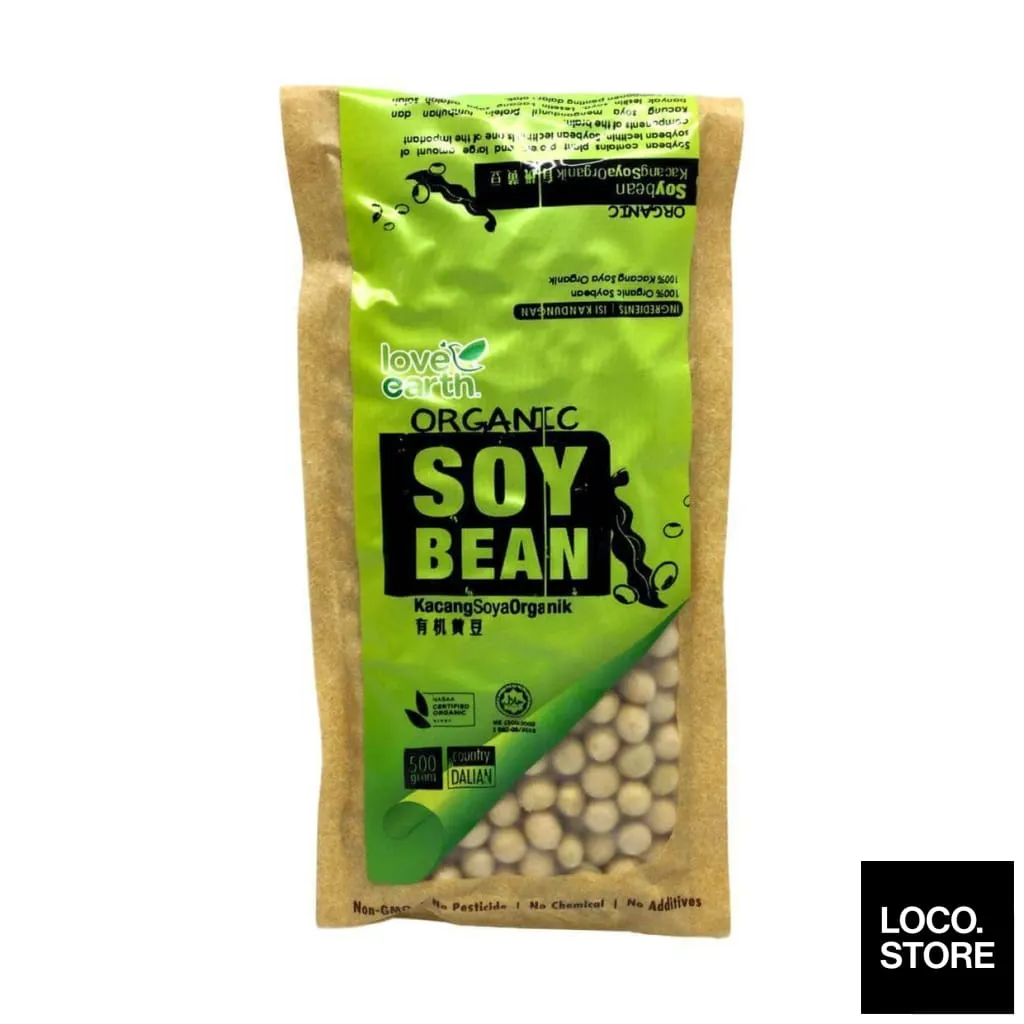 Love Earth Organic Soybean 500g