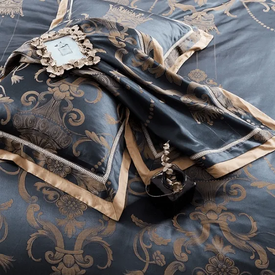 Luxury Silk Jacquard Duvet Cover Set