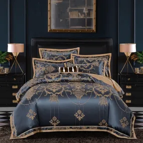 Luxury Silk Jacquard Duvet Cover Set