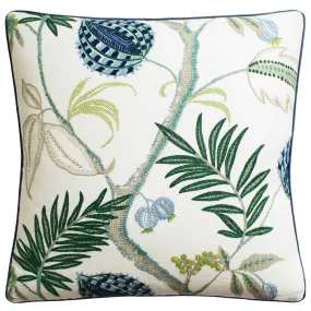 Magalia Azure Decorative Pillow Ryan Studio