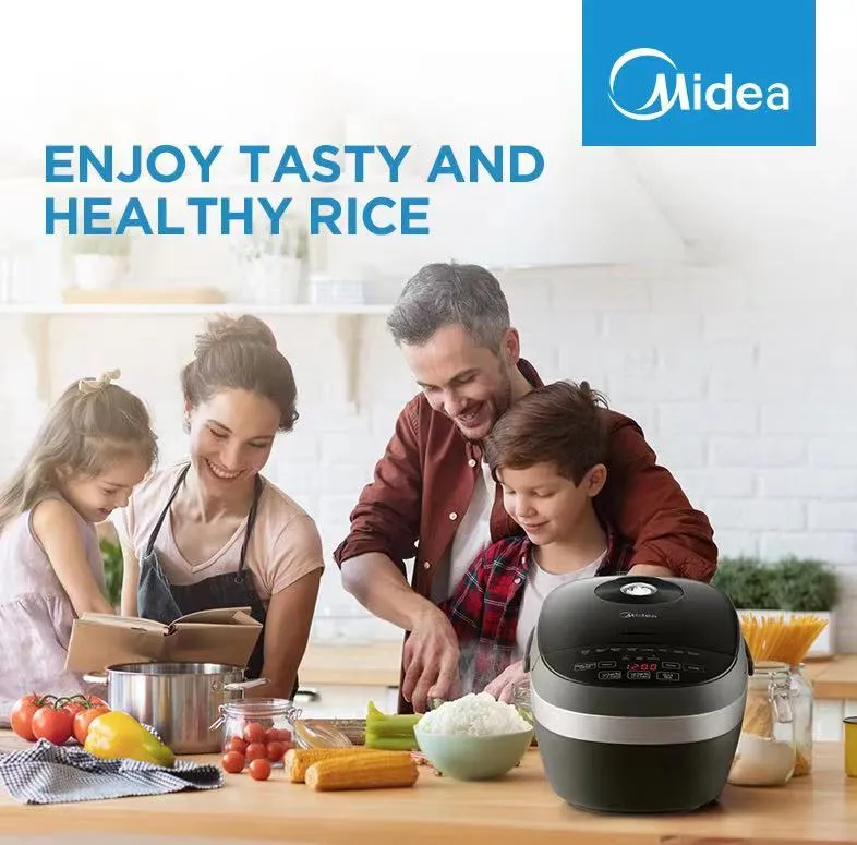 Midea Healthy Low Carb 12-hour keep warm Fast cook Rice Cooker -MB-RS4080LS-K