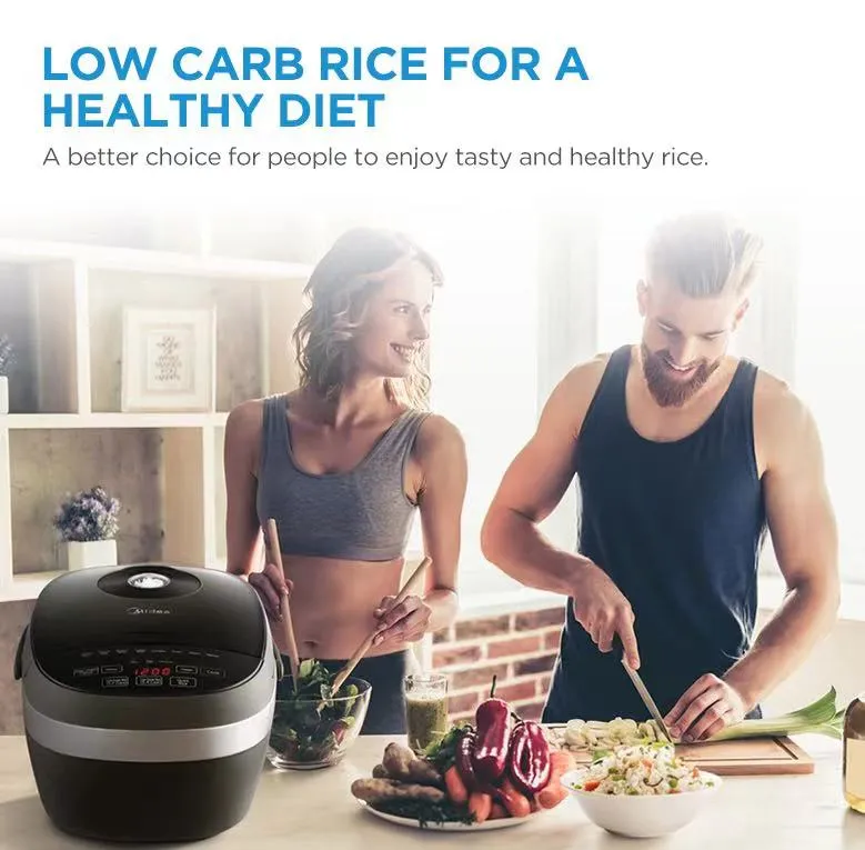 Midea Healthy Low Carb 12-hour keep warm Fast cook Rice Cooker -MB-RS4080LS