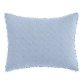 Mila Chambray Blue Breakfast Pillow