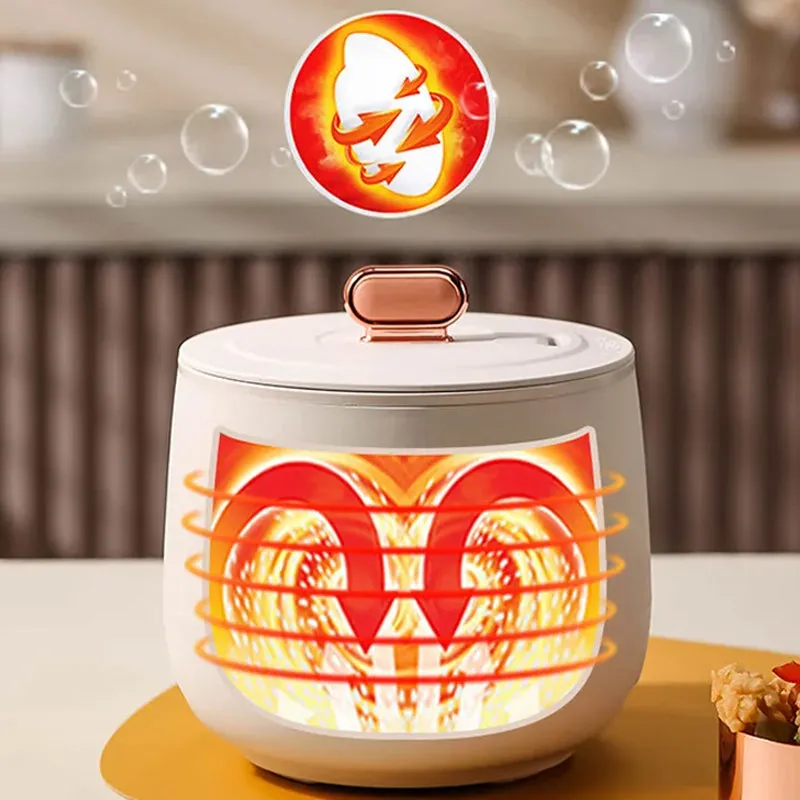 Mini Electric Hot Pot Cooker with Steamer