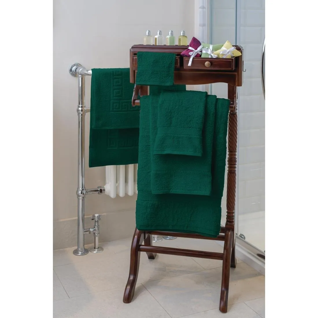 Mitre Essentials Nova Bath Towel Dark Green - GW365