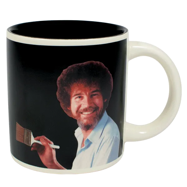 Mug Bob Ross Self Painting Heat Changing