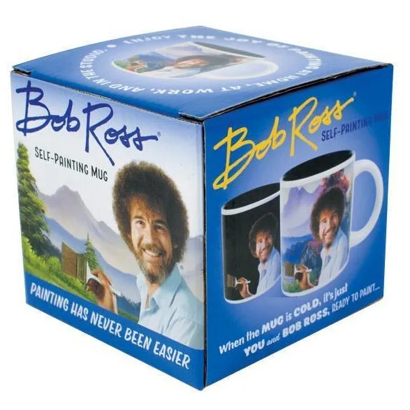 Mug Bob Ross Self Painting Heat Changing