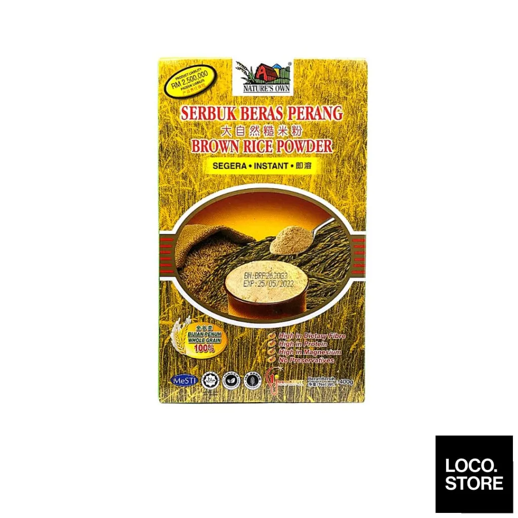 Natures Own 350G Brown Rice Powder