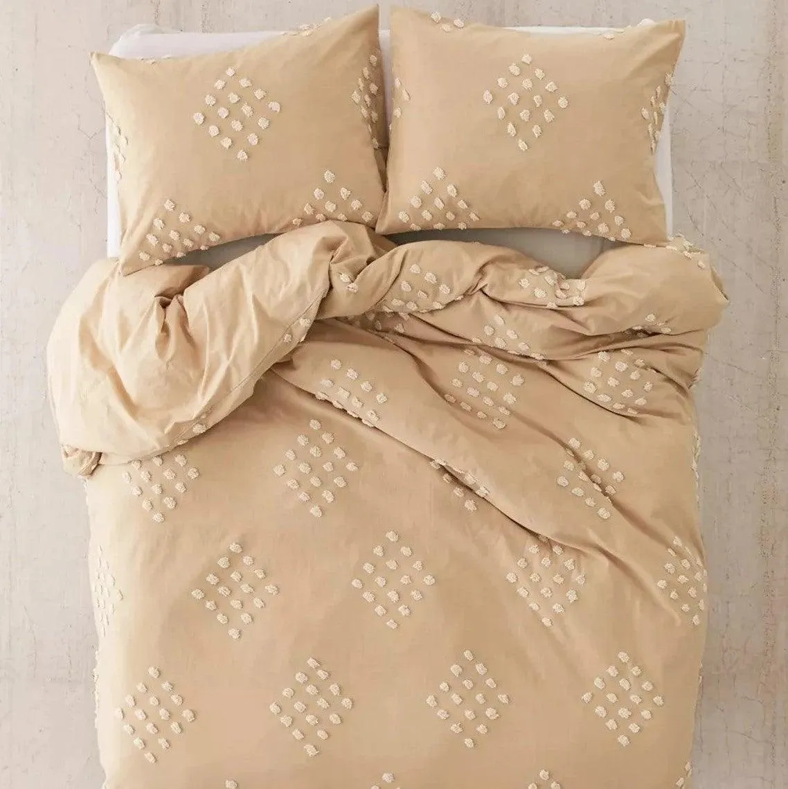 New Dots Tufted Cotton Duvet Cover Set