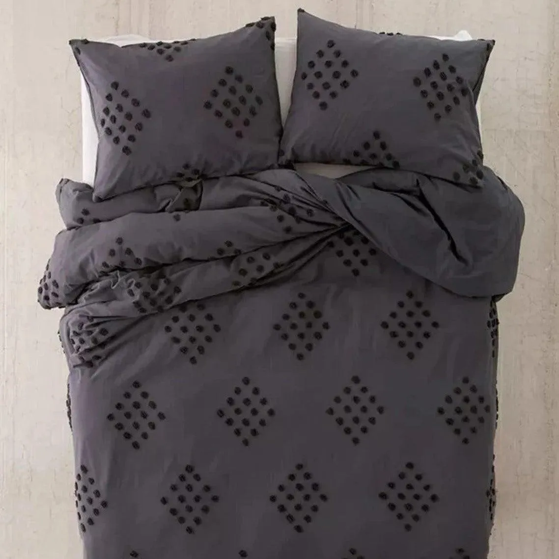 New Dots Tufted Cotton Duvet Cover Set