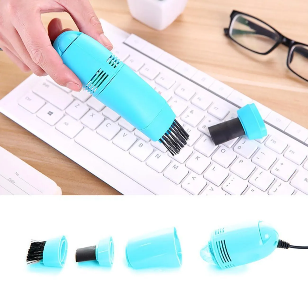 New Vacuum Usb Keyboard Cleaner Kit For Laptop 1pcs