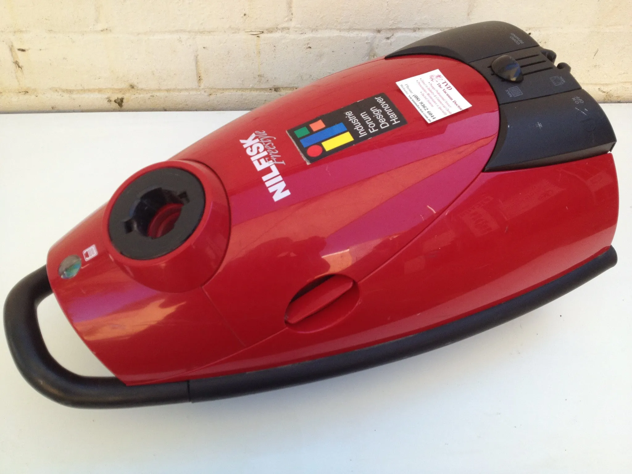 Nilfisk GM150 Freestyle Vacuum Cleaner In Fire Engine Red NO LONGER AVAILABLE