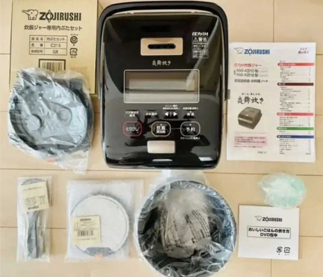 NW-KB10-BZ 100V Zojirushi Pressure IH Rice Cooker 5.5 go Black From Japan New