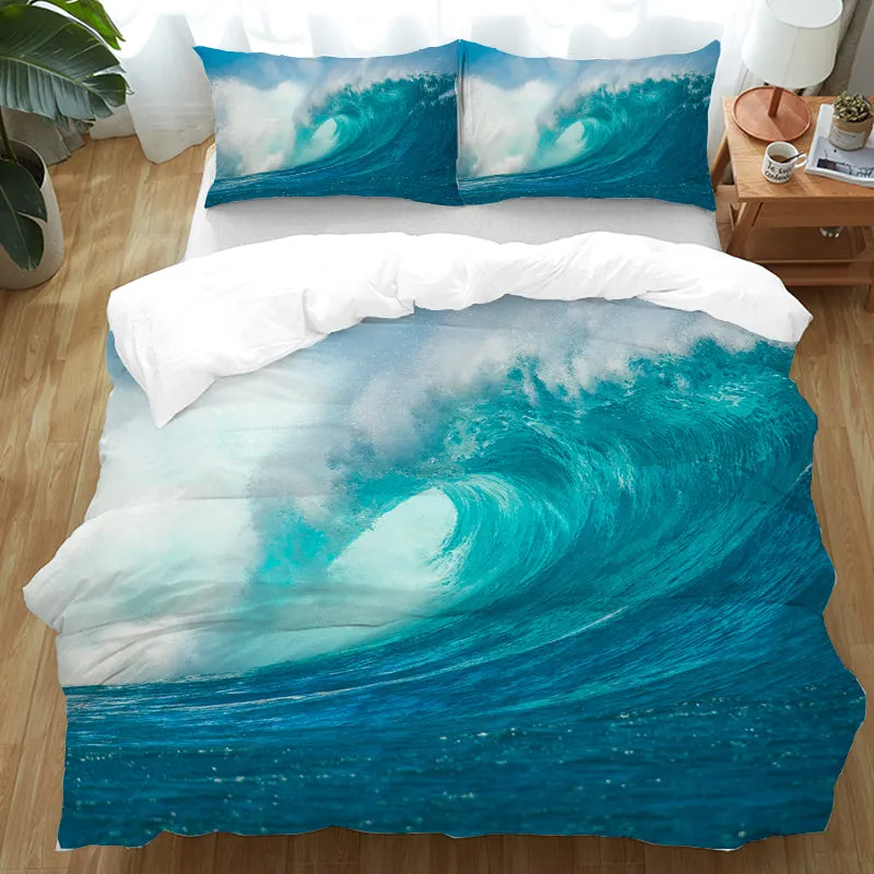 Ocean Wave Bedding Set