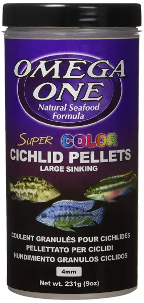 Omega One Sinking Super Color Cichlid Pellets Large