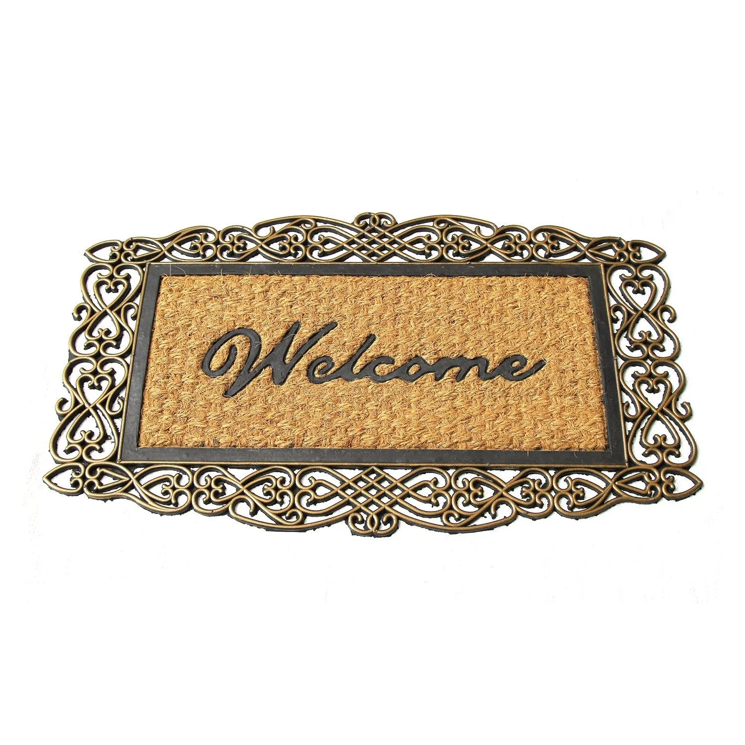 OnlyMat Rubber Backing Welcome Coir Doormat