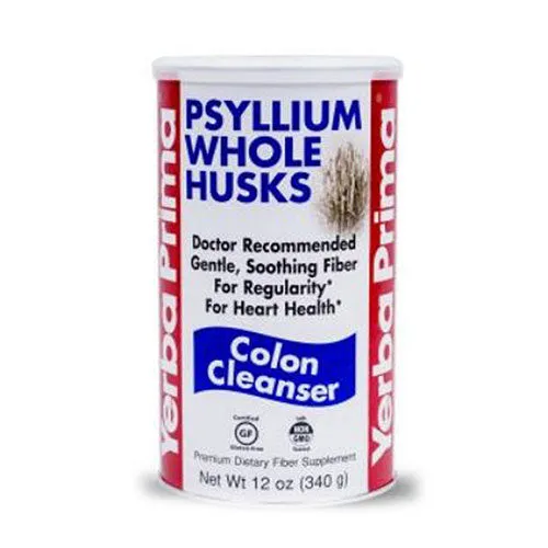 Organic Psyllium Whole Husks 12 Oz By Yerba Prima