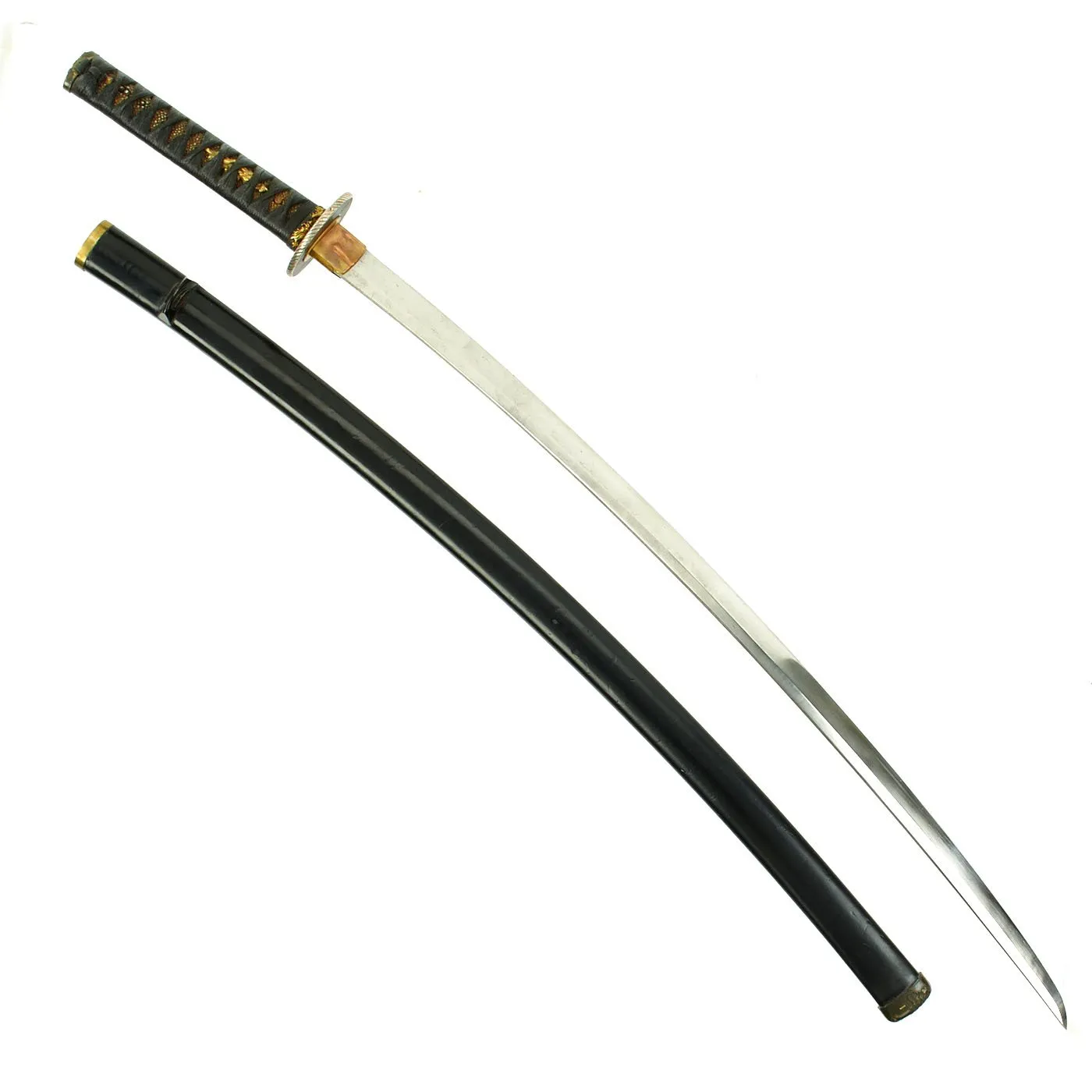 Original 15th - 16th Century Japanese Tachi Long Samurai Sword by NAGAMITSU with 29" Blade