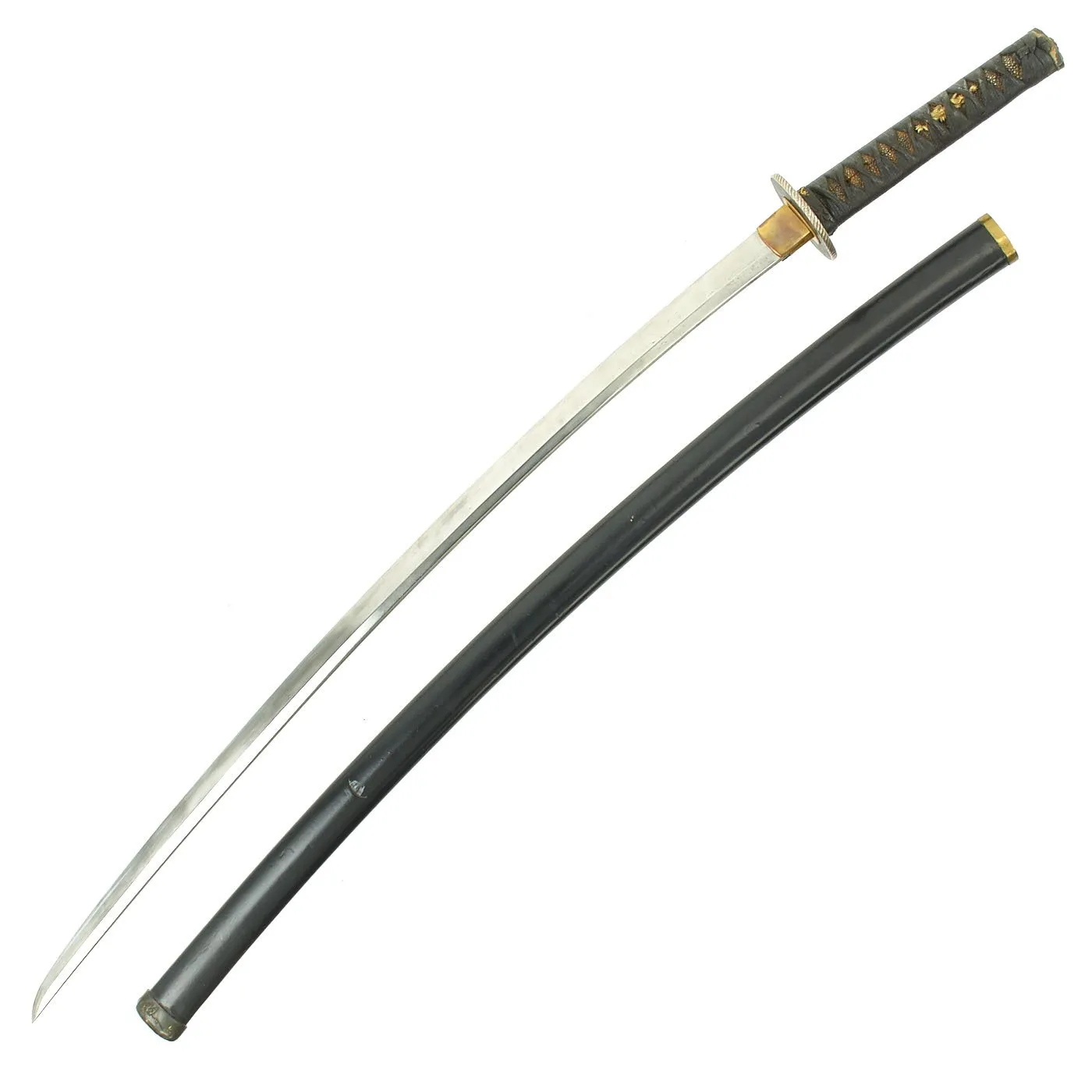 Original 15th - 16th Century Japanese Tachi Long Samurai Sword by NAGAMITSU with 29" Blade